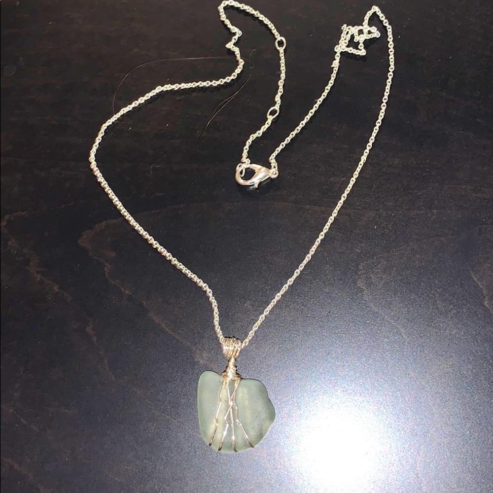 Australian sea glass necklace